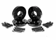 4PC 4x100 57.1mm BLACK Hubcentric Wheel Spacers 30mm BMW 4 Lug Models W/ bolts (for: BMW)