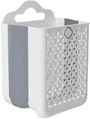 AIMALL Wall-Mounted Foldable Laundry Basket, Collapsible Dirty Clothes Storage for Bathroom, Space-Saving Design, 7.48" x 10.63" x 15.35"