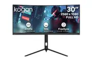 Kogan Infinity 30" Curved Ultrawide WFHD 200Hz 1ms FreeSync Gaming Monitor (2560 x 1080)