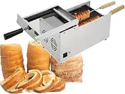 Commercial Electric Chimney Cake Oven, Electric Chimney Cake Oven, Bread Roll Grill, Stainless Steel Ice Cream Cone Machine