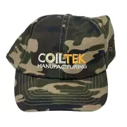 Coiltek Camo Custom Machine Embroidered Baseball Cap with Logo M03-0001