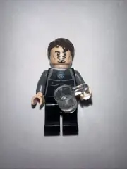 Lego Super Heroes Tony Stark Black & Dark Bluish Gray Jumpsuit Minifigure SH0069