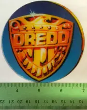 Genuine Judge Dredd Pinball Game Promo Plastic Speaker Cutout Sheild Bally A29