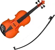 TOGEVAL 4-string Violin Toy for Kids Musical Instrument Toy Kids Simulated Violin Early Education