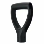 Easy to Replace Black Plastic Shovel Handle for Garden Spades and Forks