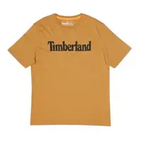 在飛比找森森購物網優惠-任-Timberland 男款小麥色LOGO印花短袖T恤A6