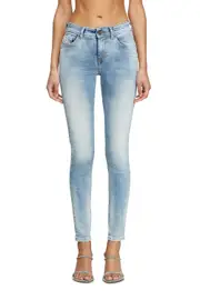 [Diesel] Diesel - Skinny Jeans - 2017 Slandy - Jeans - Woman - Blue 25 Blue