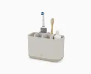 EasyStore™ Large Toothbrush Holder - Ecru | Joseph Joseph AU