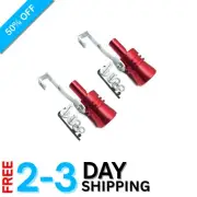 Upgrade Your Ride with 2XL Aluminum Turbo Sound Whistle Mufflers - Red Finish