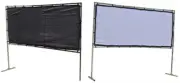 11.48*4.92in Projector Screen with Stand Outdoor Indoor Movie Projection Screen