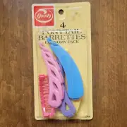 Vintage 1987 Goody Ponytail Barrettes New Unopened Package # 5544 / 4