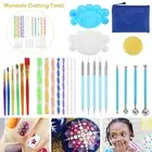 Mandala Dotting Tools Rock Painting Kits Pebble Art Set Drawing Pen Paint Brush♞