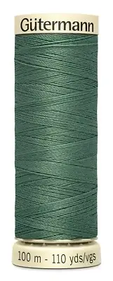 Gutermann Sew-All Thread 110yd-Steel Green
