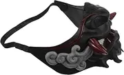 SAFIGLE Mask Dress up Face Mask Cool Mask Cosplay Mask Costume Mask Mask Samurai Mask Half Mask Plastic