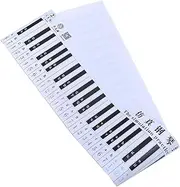 ERINGOGO 1Pc Piano Keyboard Teaching Standard Key Practice Chart Design for Beginners Improves Learning Efficiency for Quick Understanding and Exercises