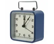 Square Small Alarm Clock Bedside Table No Ticking Desk Clocks