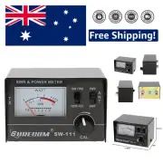Compact SWR/Power Meter for CB Radio - 100W Analog Performance Tester