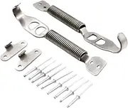 Okiyakusama Car Trunk Spring Hook, Hood Latch Fastener, Bonnet Locking Kit, Bonnet Hook Pin Lock Kit