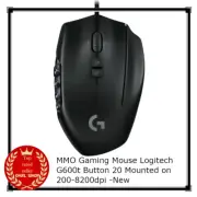 MMO Gaming Mouse Logitech G600t Button 20 Mounted on 200-8200dpi -New CBP