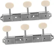 CORHAD Left Right Electric Guitar Tuning Pegs Tuning Peg Machine Head Metal Guitar Knobs Vintage Style for Acoustic Electric