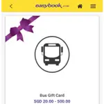 優惠售EASYBOOK禮物券價值20SGD（確認購買會提供代碼，無運費）