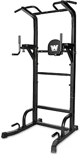 BARWING Pull Up Bar Station, Power Tower, Dip Station with 3D Backrest, Multi-Function Strength Training Stand Rack, Adjustable Height Dip Bar for Home Gym Workout | Stand Fitness Exercise Equipment