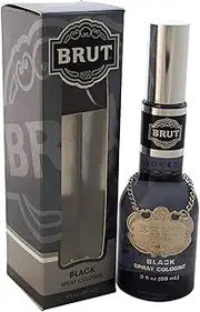 Faberge Cologne Spray, Brut Black, 3 Ounce