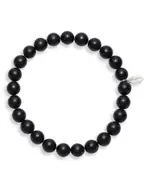 Jan Leslie Matte Black Onyx Beaded Bracelet
