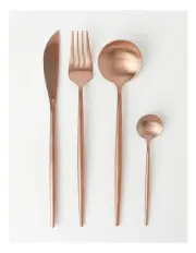 [Vue] Spencer 16pc Cutlery Set in Rose Gold
