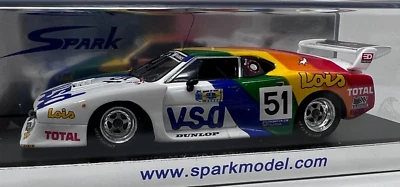 1/43 Spark BMW M1 #51 16th 24h Le Mans 1981 S1581 (e44)