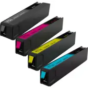 HP 970XL and 971XL High-Yield Ink Cartridge Set 1 Bk, 1C, 1M, 1Y- 4 Pack