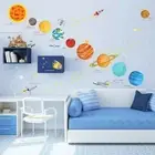 Solar System Kids Home Decor Planets Stickers Wall Stickers Rooms Decoration