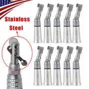 10 Fit NSK Dental Contra Angle 1:1 Low Slow Speed Handpiece for E-Type Motor SX1