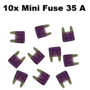 10x 35 AMP Mini Car Fuse Blade Truck Auto 35A Automotive Fuses