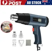 2000W Electric Heat Gun LCD Digital Temperature Hot Air Heating Tool Set 220V AU