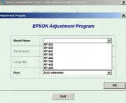 Epson XP243, 245, 247, 342, 343, 345, 442, 445 Ink Pad Counter Reset