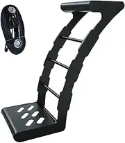 Car Rooftop Step, Stainless Steel Ladder, Adjustable Car Ladder, Roof Access Ladder, Stainless Steel Car Rooftop Ladder for with Tailgate Step and Grill Grate Bracket