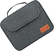 1Pc Travel Electronic Organizer Pouch Double Layer Cable Case for Accessories Versatile Storage Bag for Data Cables Chargers and Digital Devices