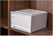 T-shirt Storage Box Storage Drawers, Plastic Stacking Storage Drawer, Stackable Chest of Drawers, Organization and Storage Drawers for Bedroom, 70L (L(21 * 17 * 12in),white)