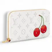 LOUIS VUITTON x Takashi Murakami M14240 Zippy Wallet Cherry 2025