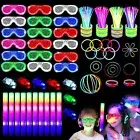 161 Pcs Glow in the Dark Party Supplies,Light Up Party Favors with 100 Glow S...