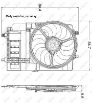 RTG Engine Cooling Fan Fits Mini Cooper 2003-2008 One 2003-2007 1.6