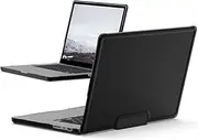 U by UAG [U] Lucent Case for Apple MacBook Pro 16 Inch (2021) Case [Airsoft Corners, Snap-On Installation, Free Ventilation, US Military Standard] Black (Transparent)