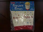 Popup Individual Popcorn Boxes Back to Basics Star Disposable Cardboard Party 10