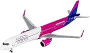 Pre-Built Model Aircraft 11CM 1/400 Large Scale Display Model Airplane for Wizz Air A321neo G-WUKY Static Finished Aircraft Collectible Miniature Airplane Model