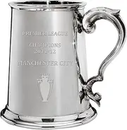 I LUV LTD 1 Pint Tankard for Man City 2011-12 Premiership Champions Pewter Beer Mug