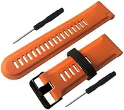 [ISOUDE] Watchband For Garmin Fenix 3 HR Sport Smart Watch Replacement Bracelet Soft Silicone Wrist Strap Watch Band with tool