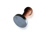 57mm Barista Coffee Hand Tamper Rosewood Handle Flat Base + Large Tamping Mat