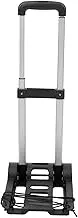 GAROZATION Foldable Hand Cart Trolley Lightweight and Convenient Luggage Transporter for Groceries Home Use Outdoor Activities Ergonomic Design for Easy Carrying and Storage