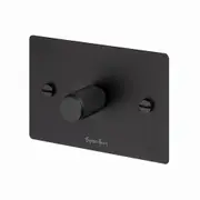 Buster and Punch 1G Dimmer Switch Diamond Cut Knurled Knob